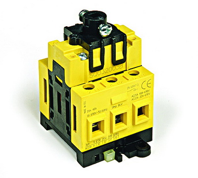 DKC Выключатель нагрузки трёхполюсный  с установкой на монтажную плату сер