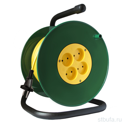 Удлинитель ТМ Союз сил. на катушке с 4 гн. 4000 Вт 50м 481S-3805