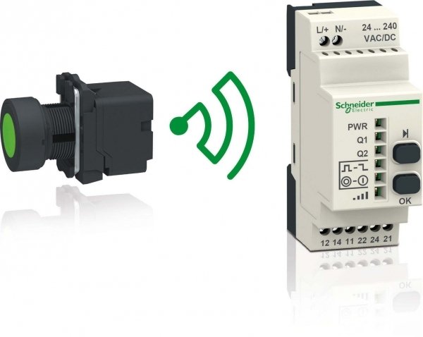 Купить SE XB5 Комплект приемник и беспроводная кнопка AC/DC XB5RFA02