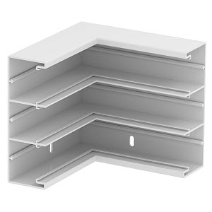 Купить OBO Bettermann Угол внутренний Rapid 45 нерегулируемый 53x160 мм, ПВХ белый 6116203