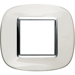 BT Axolute Белая карамель Рамка 2 мод эллипс HB4802DB