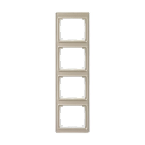 JUNG SL 500 Бронза Рамка 4-ая вертикальная SL584GB