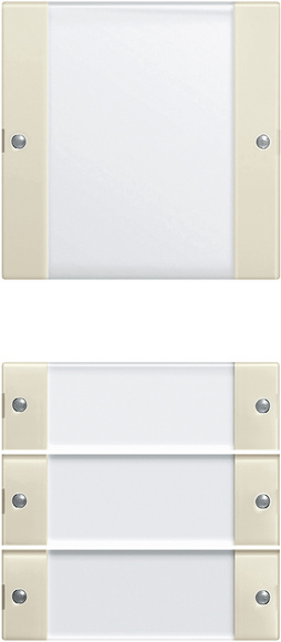 Gira KNX S-55 Крем глянец Комплект клавиш для сенсор.выкл. 4 шт 213401