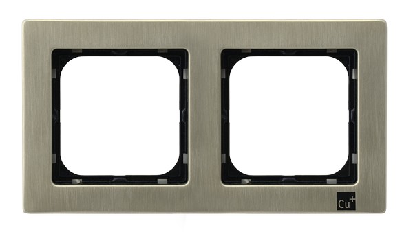 Ospel Sonata Медь (Новое серебро) Рамка 2-ая R-2RM/44