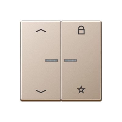 JUNG Центральная плата для вставок управления двигателями, шампань A1701PCH