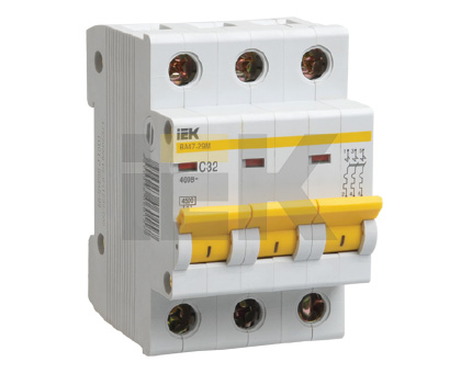 IEK Автоматический выключатель ВА47-29М 3P 8A 4,5кА х-ка C MVA21-3-008-C