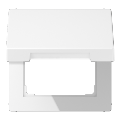 JUNG LS 990 Белый матовый Откидная крышка для устройств 50х50 LS990BFKLWWM