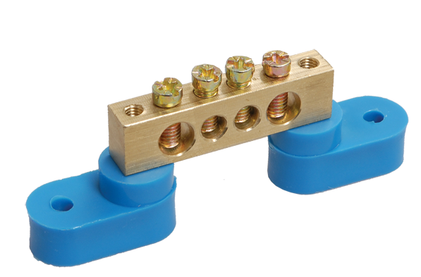 Купить IEK Шина N ноль на двух угловых изол ШНИ-8х12-4-У2-С