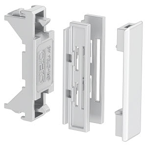 Купить OBO Bettermann Соединитель крышки кабель-канала Rapid 45-2, поликарбонат/АВС-пластик, алюминиевый цвет 6113034