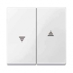 Купить SE Merten SM Бел глянец Клавиша 2-ая жалюзийная MTN432419