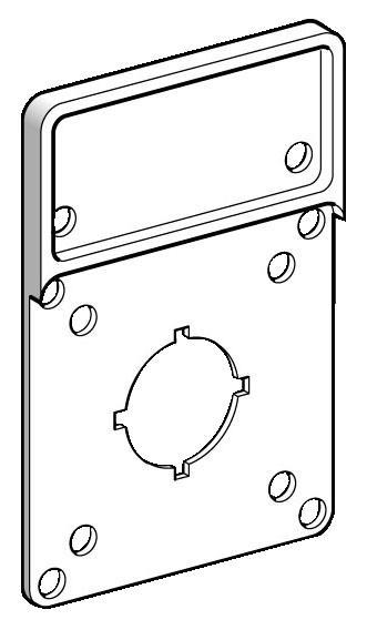Купить SE Vario Держатель маркировки без табличек для надписей 60х60мм KZ16