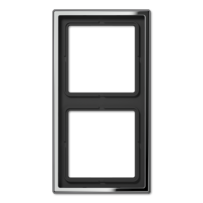 JUNG LS 990 Блестящий Хром Рамка 2-ая GCR2982