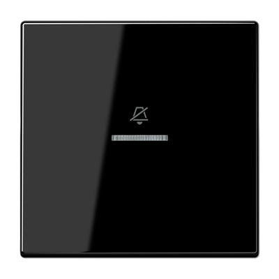 JUNG Двойная клавиша на гостиничный выключатель, комнатный модуль, чёрный LSRUKO5DSW