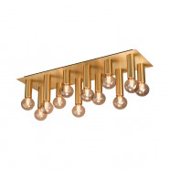 Eglo 39961 Потолочный светильник MARZENO, 12x40W, E27, L930, B290, H215, сталь, матовое стекло