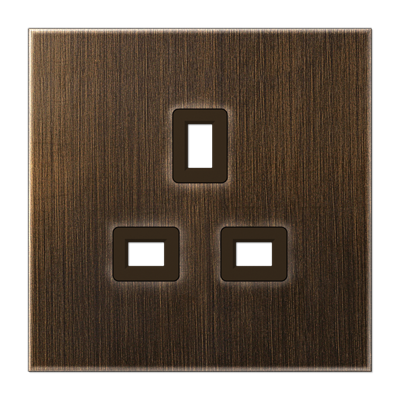 JUNG Накладка розетки БС 13А антик BS2521MEATPL