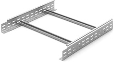 OSTEC Лестничный лоток замковый 600х80х6000, толщ. 1,5 мм, Сендзимир цинк