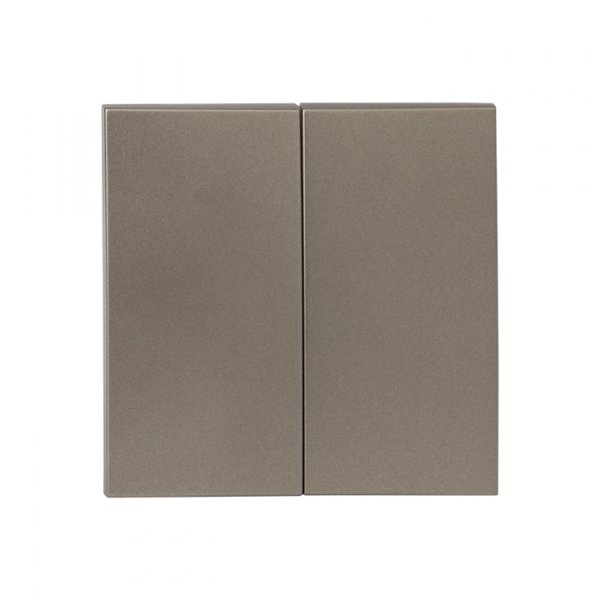 EKF PROxima Валенсия лицевая панель выключателя 2-кл. 10А кашемир