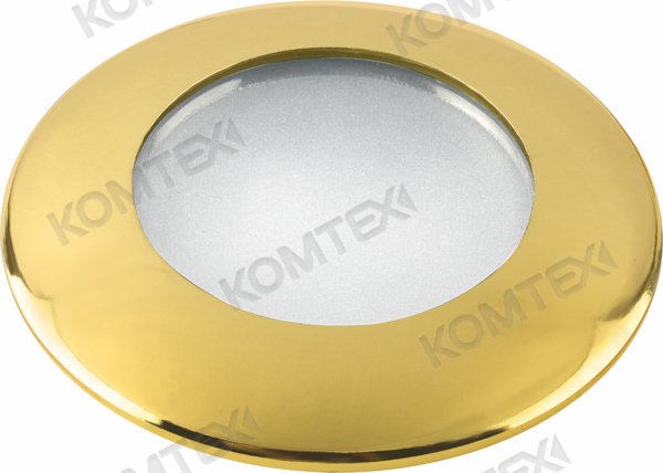 Comtech Lynx Светильник галогеновый встраиваемый мат. HR51 1x50W GU5.3 золото IP65 CH918051