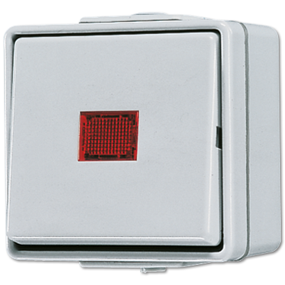 JUNG Выключатель контрольный для накладного монтажа универсальный IP44 606KOW