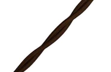 Купить BIRONI Коричневый глянец Витой провод 2*2,5 50м B1-425-072-50