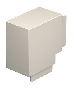 Купить OBO Bettermann Угол плоский кабель-канала WDK 100x130 мм, ПВХ кремовый RAL9001 6161758