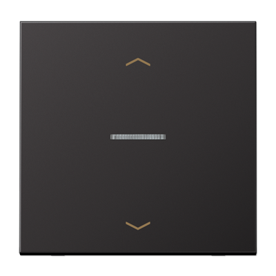 JUNG Клавиша для KNX кнопки, 1 группа, с окошком с символами «стрелки» металл дарк AL101KO5PD