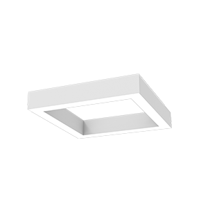 Varton Светодиодный светильник Х-line квадратный подвесной 60 Вт 3000 К 575x575x100 мм RAL9003 белый муар с рассеивателем опал V1-R0-1S828-02OP0-4006030