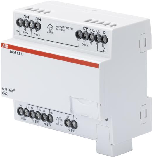 ABB FCC/S1.3.1.1 Фанкойл-контроллер, 3x0-10В управление клапанами и скоростью вентилятора 2CDG110214R0011