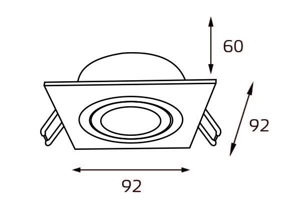 ITALLINE M02-026020 white светильник встраиваемый Купить ITALLINE M02-026020 white светильник встраиваемый