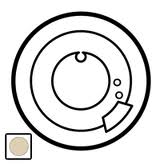 Legrand Celiane Беж Накладка светорегулятора с индикацией 066266