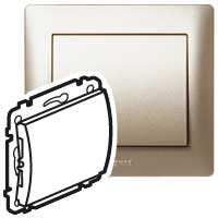 Купить Legrand Galea Life Титан Накладка заглушки с суппортом 771478
