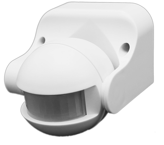 Jazzway Датчик движения PMS-IR 009 1200Вт 180° 12м WH IP44 .5012912