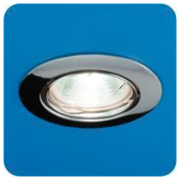 Купить Italmac Gamma 51 1 05 Светильник встраиваемый MR16 1x50W GU5.3 хром повор.