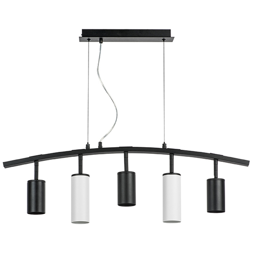 Lightstar LR735373862 Люстра RULLO 5х50W GU10 ЧЕРНЫЙ/БЕЛЫЙ (571735+214437-3+214486-2), шт