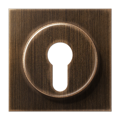 JUNG центральная плата для замка, латунь Antik ME2928AT