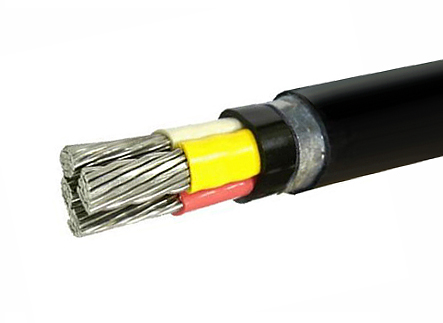 Купить Кабель алюминиевый с ПВХ изоляцией бронированный АВБШв(A) 4х185 АВБШв 4*185 мс-1