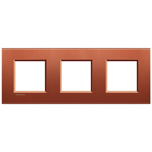 BT LL Красный шелк Рамка прямоугольная, 2+2+2 мод LNA4802M3RK