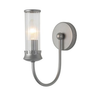 Favourite Country настенный светильник каркас цвета окрашенного серебра, плафоны из прозрачного стекла с рифленым узором 2693-1W