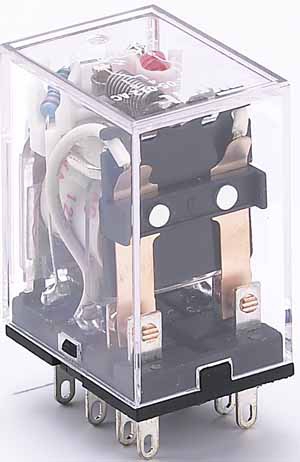 Купить DEKraft Промежуточное реле 2 конт. с инд. LED 5А 12В AC ПР-1 23217DEK