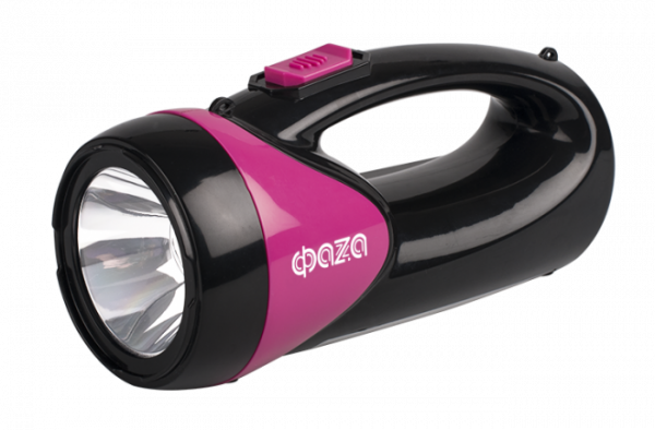 ФАZA Фонарь-прожектор Фонарь AccuF8-L1W/L12-bk (черн.) .5008908