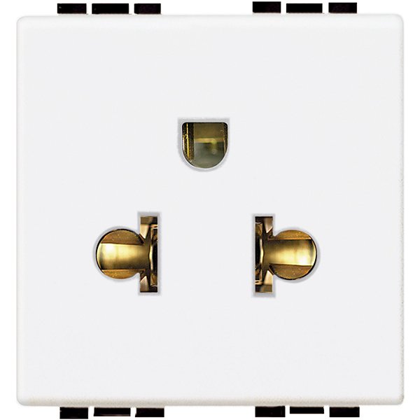 Купить BT LL Белая Розетка силовая 2К+З, 16А, универсального стандарта N4126