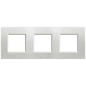BT LL Серебро Рамка прямоугольная, 2+2+2 мод LNA4802M3AG