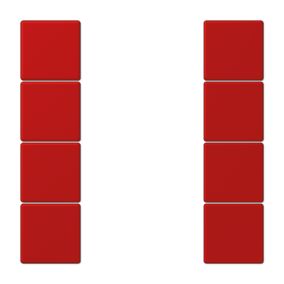 JUNG Набор накладок 4 группы для модулей F50 термопласт Les Couleurs® Le Corbusier LC504TSA32090