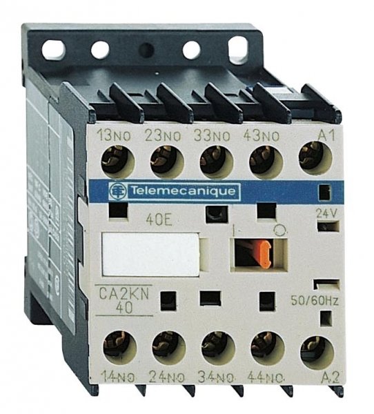 SE Auxiliary contactors Промежуточное реле 4НО, цепь управления 48В 50/60Гц, винтовой зажим CA2KN40E7