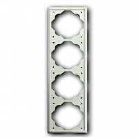 ABB BJE Impuls Белый бархат Рамка 4-ая 2CKA001754A4435