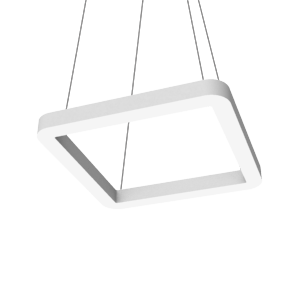 Varton Светодиодный светильник Enso Q 590х590х40 мм 32 Вт 3000 K подвесной RAL9003 белый матовый с рассеивателем опал V1-R0-0Q524-30000-2003230