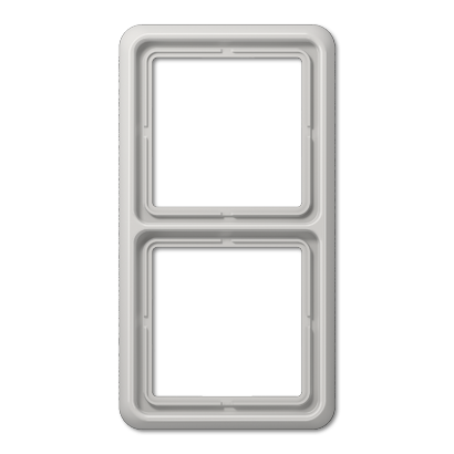 JUNG CD Светло-серая Рамка 2-ая ударопрочная CD582WULG