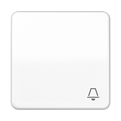 JUNG CD 500/CD plus Белая Клавиша 1-ая с символом ЗВОНОК CD590KWW