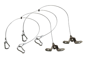 Varton Комплект подвесов для светодиодных панелей с регулируемой высотой троса 0,6м V4-A0-70.0018.PNL-0003