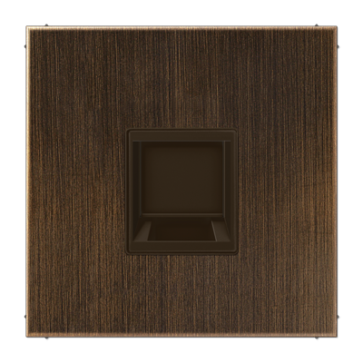 JUNG Плата (фиксация защёлкиванием) для одного модуля металл латунь Antik ME1969-1WEAT